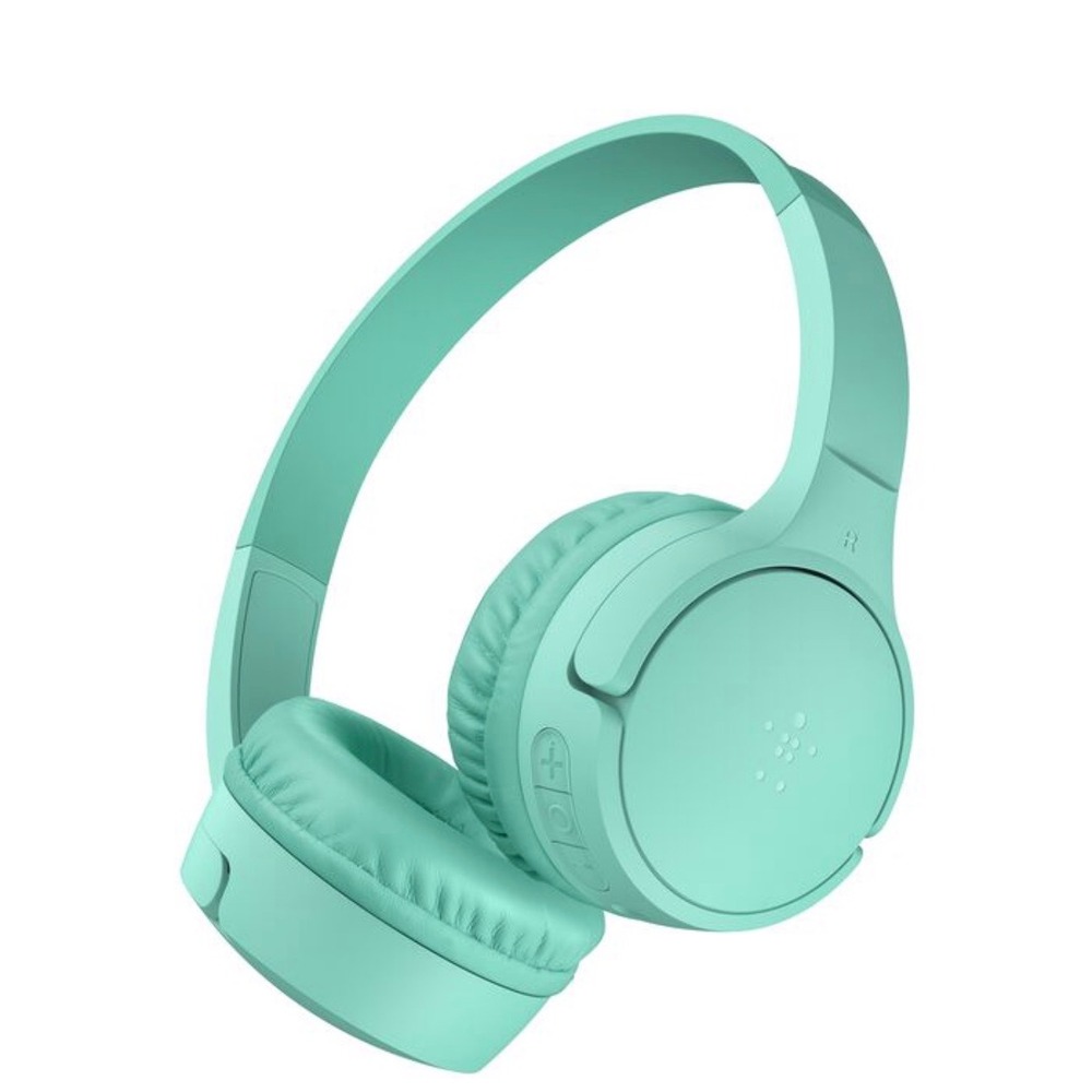 NIB Belkin SoundForm Mini Wireless Bluetooth Headphones Kids 30H Battery Mint‎